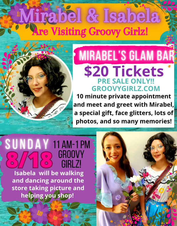 Mirabel’s Glam Aug 18th