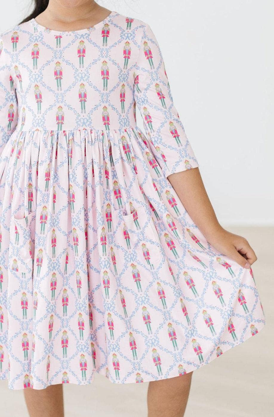 Pink Nutcracker Holiday Dress