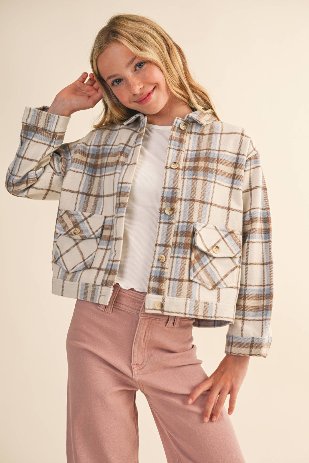 Caroline Plaid Shacket