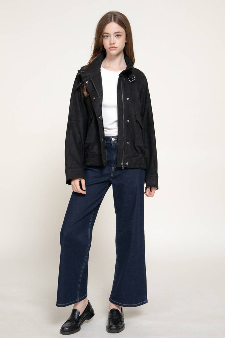 Alex Faux Suede Jacket