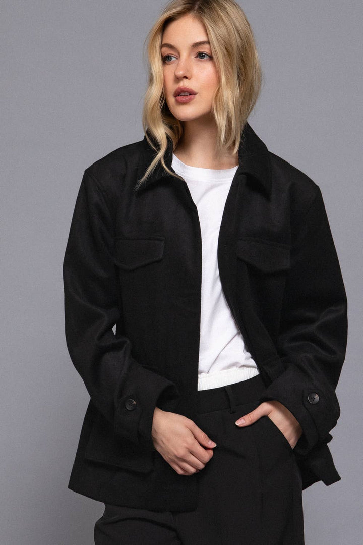 Delaney Cargo Felt Jacket