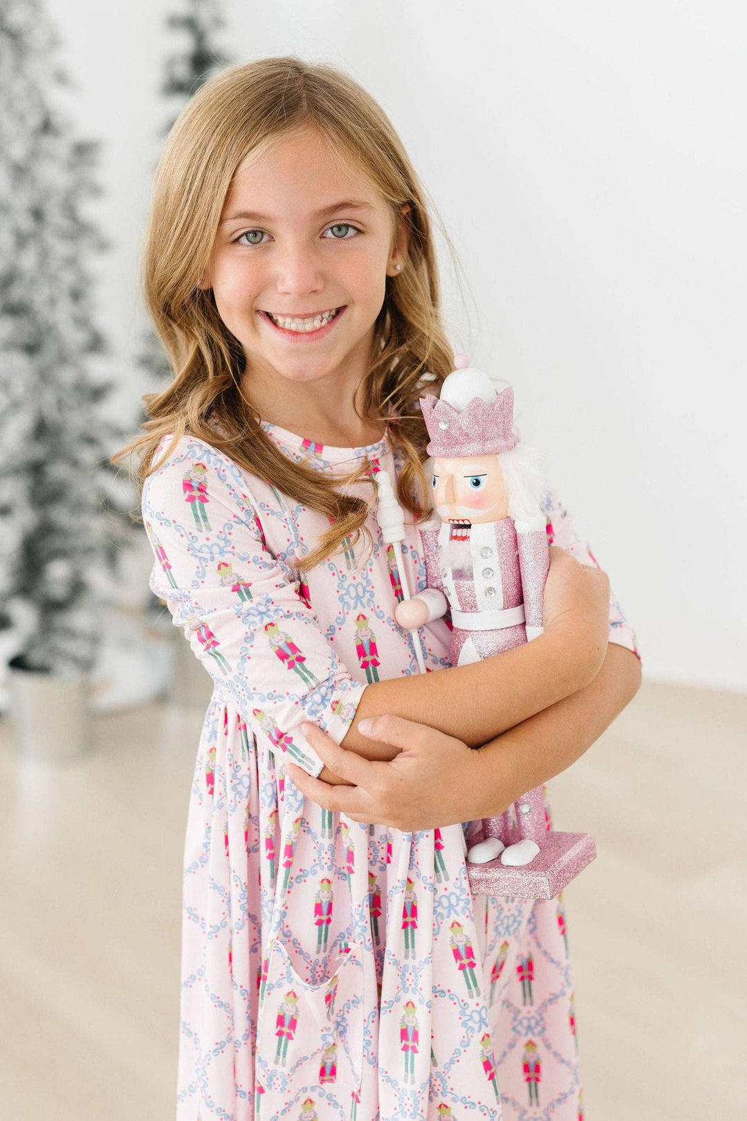 Pink Nutcracker Holiday Dress
