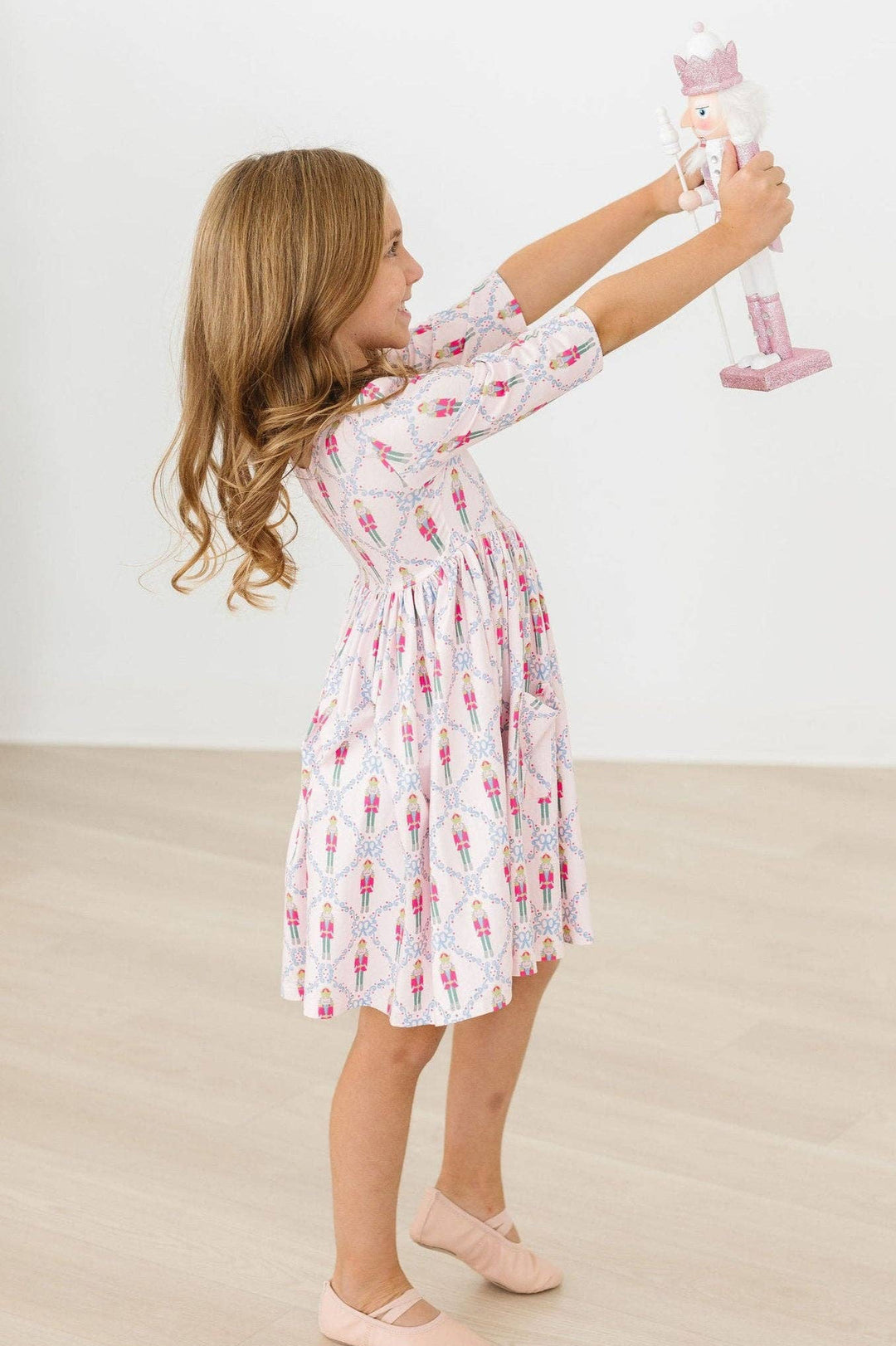 Pink Nutcracker Holiday Dress