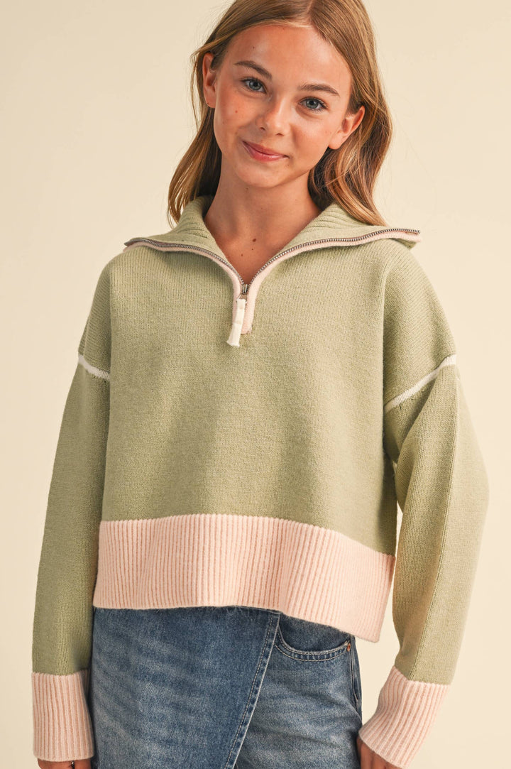Brynn 1/4 Zip Sweater