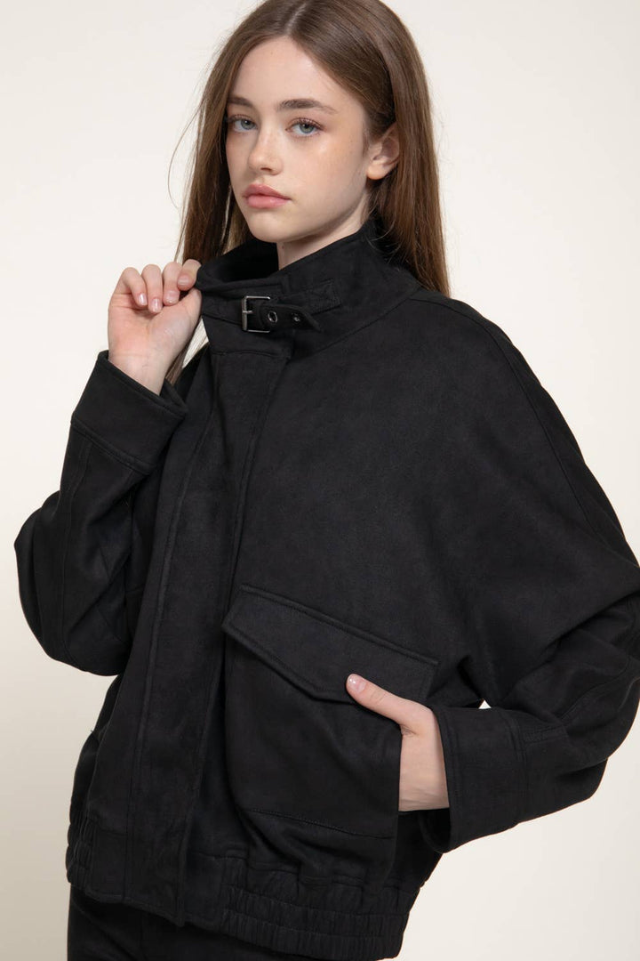 Alex Faux Suede Jacket