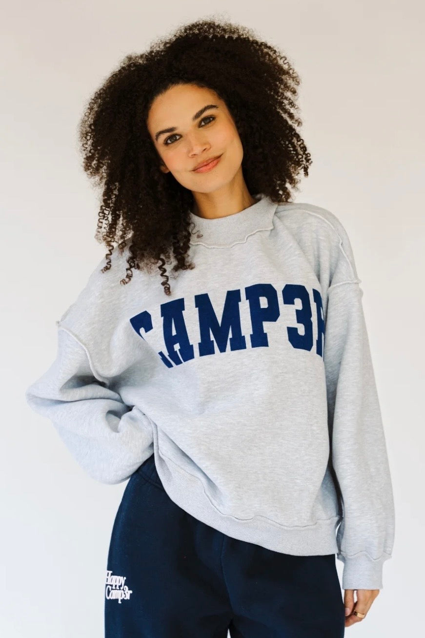 Happy Camp3r Reverse Mock Sweatshirt