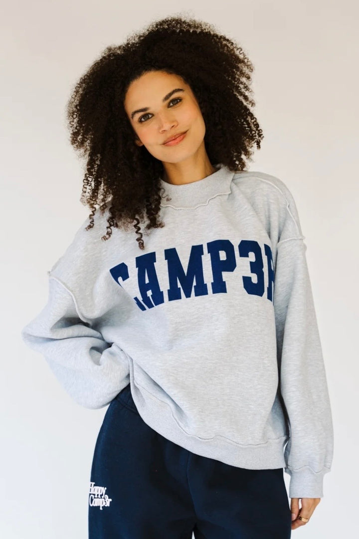 Happy Camp3r Reverse Mock Sweatshirt