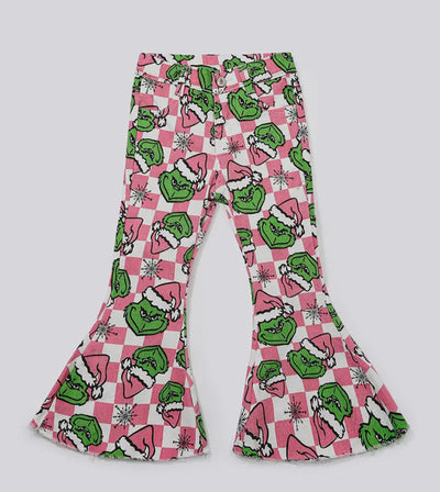 Grinch Bell Bottoms