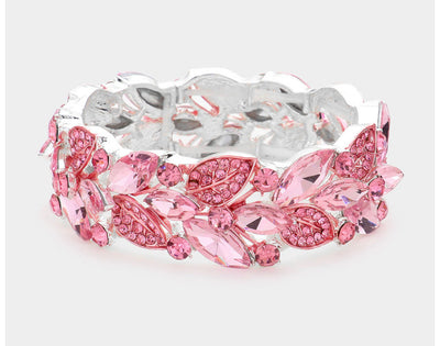 Pink and Silver Bracelet