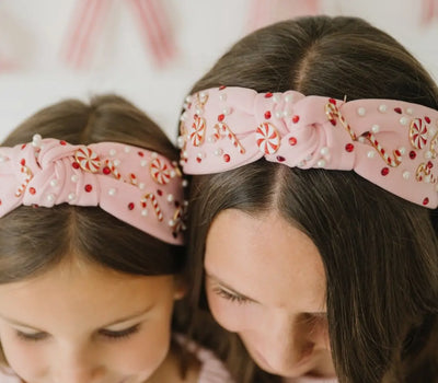 Mommy & Me Candy Cane Headband