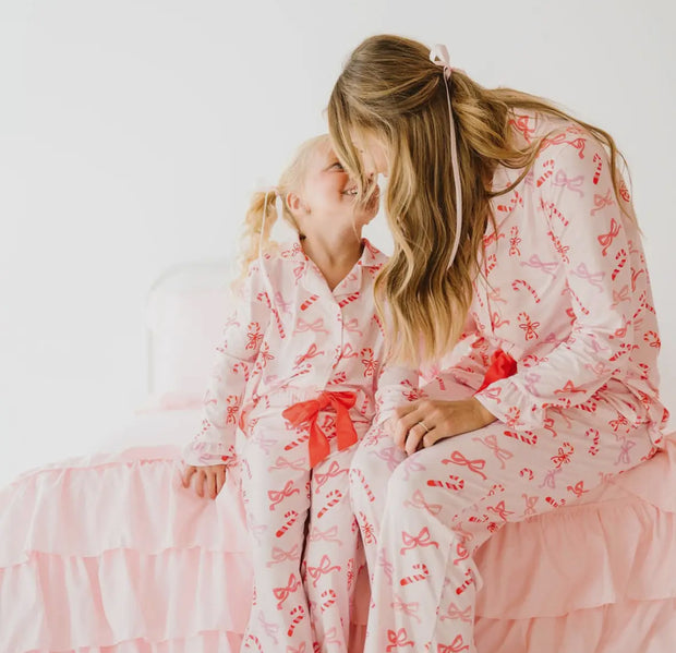 Adult Candy Cane PJ Set