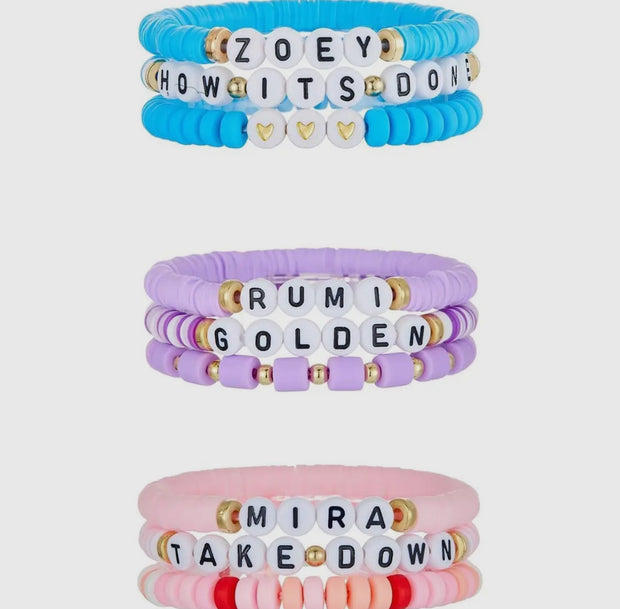 Girls Clay Bracelets