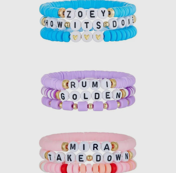 Girls Clay Bracelets