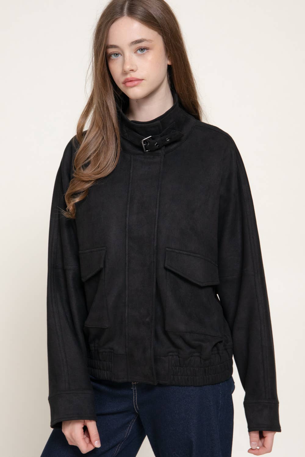 Alex Faux Suede Jacket