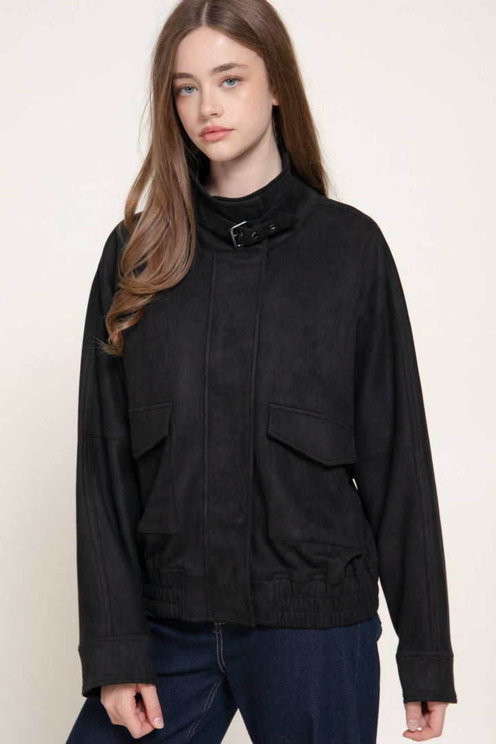 Alex Faux Suede Jacket