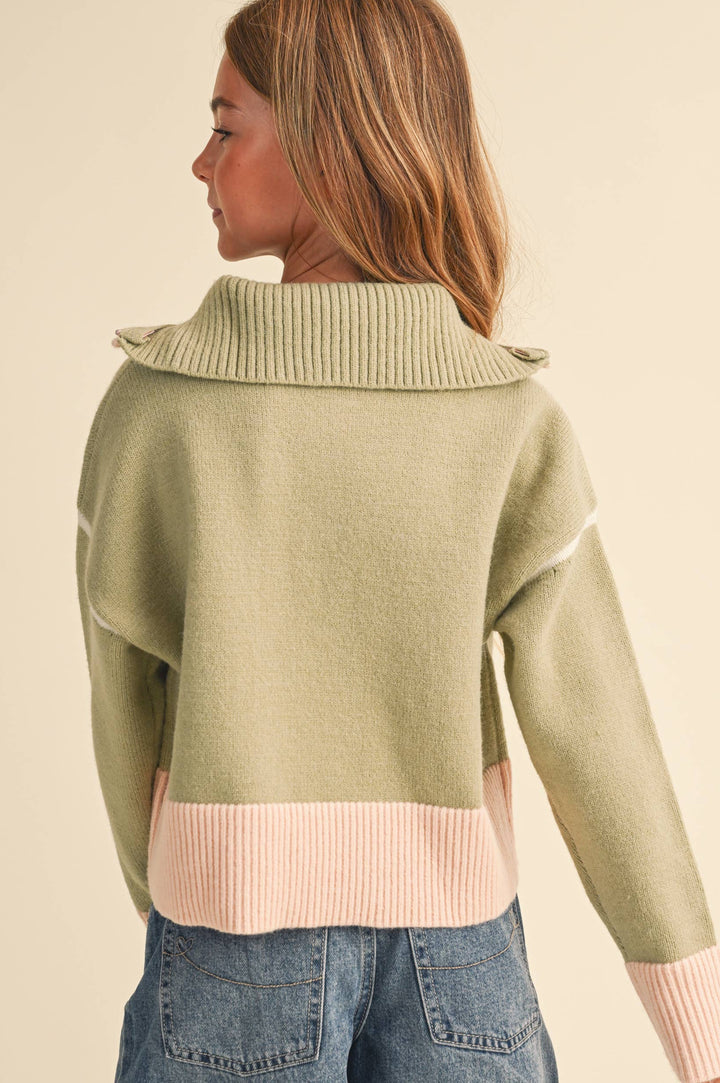 Brynn 1/4 Zip Sweater