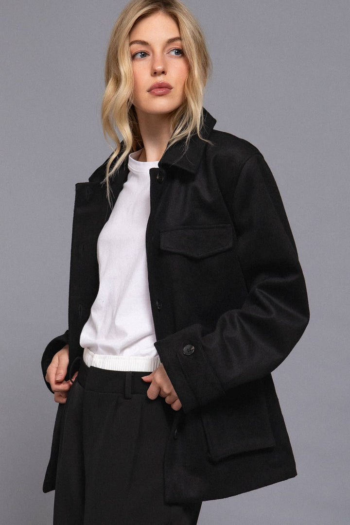 Delaney Cargo Felt Jacket