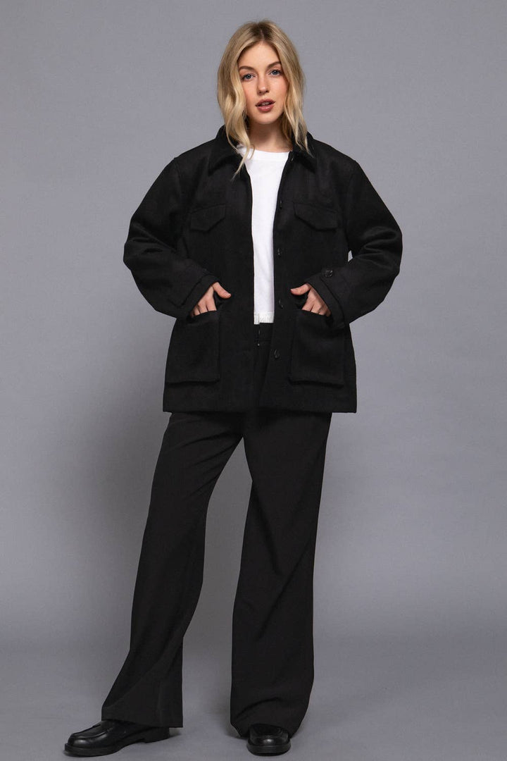 Delaney Cargo Felt Jacket